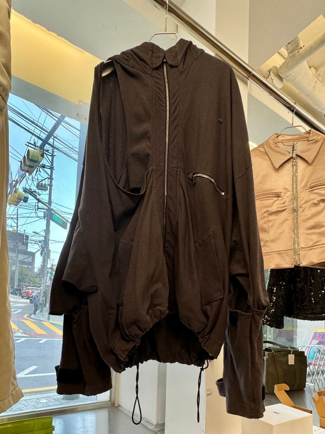 존 갈리아노 컷아웃 후드집업 상품이미지1