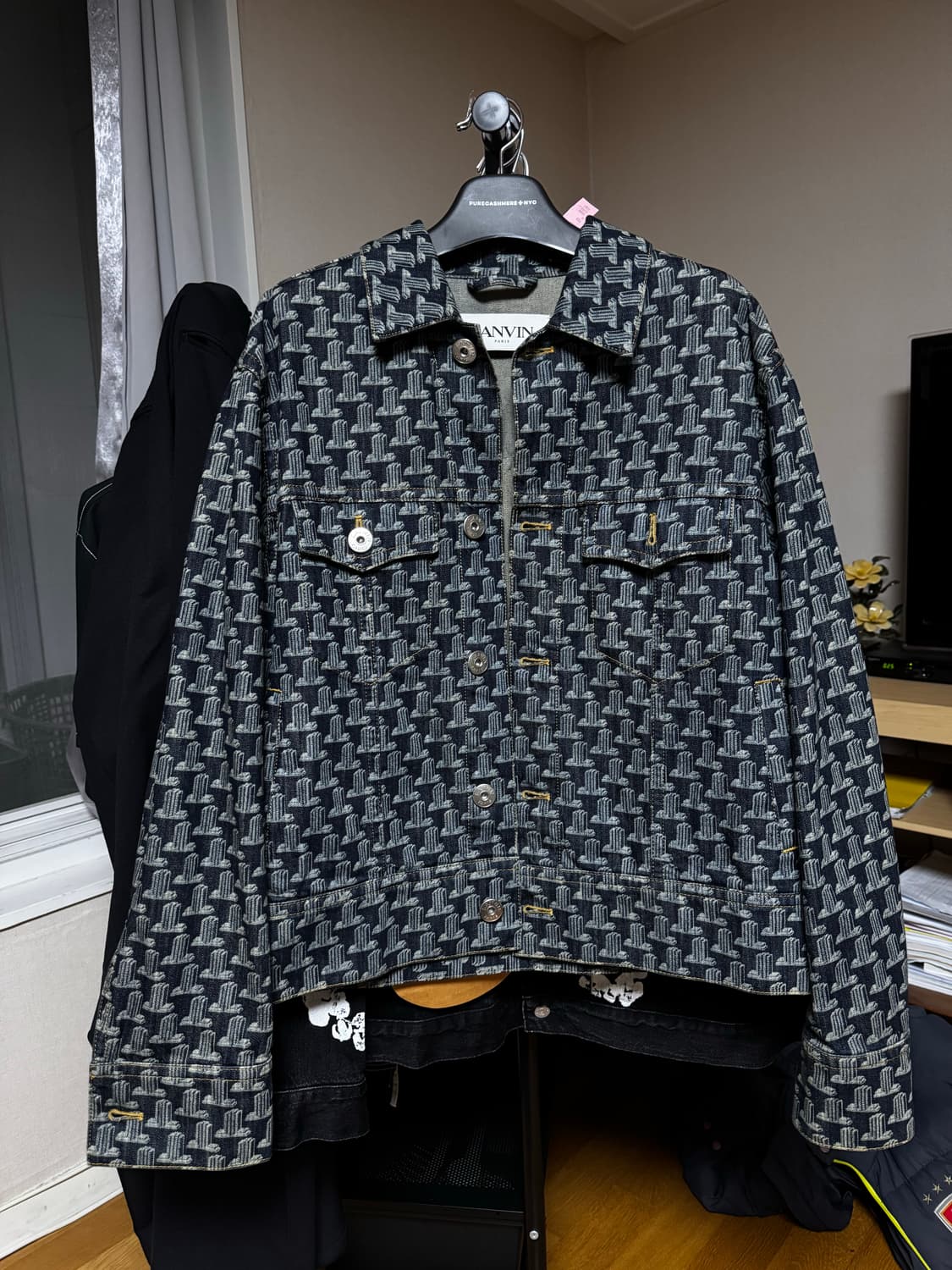 랑방 모노그램 데님자켓 상품이미지1