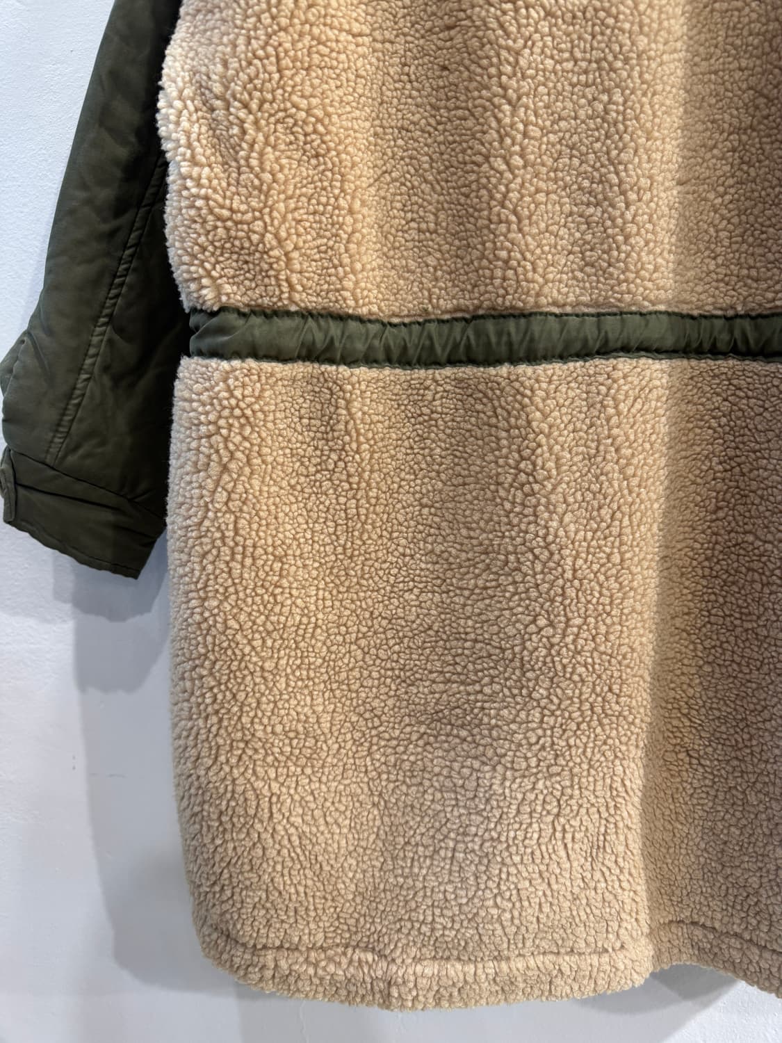 vintage 보아배색 누비야상 상품이미지9