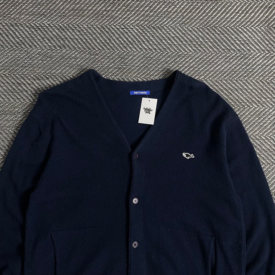 네이더스 미니멀 가디건 네이비o 2971 상품이미지4