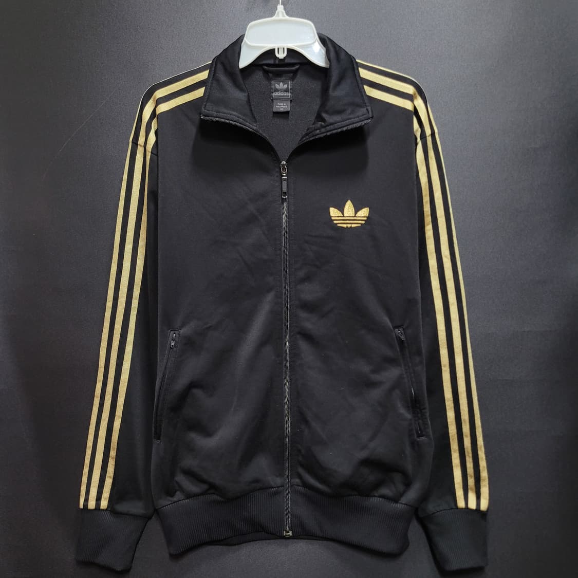 아디다스 불꽃 파이어버드 올드스쿨 검금 블랙 골드 트랙탑 져지 상품이미지7