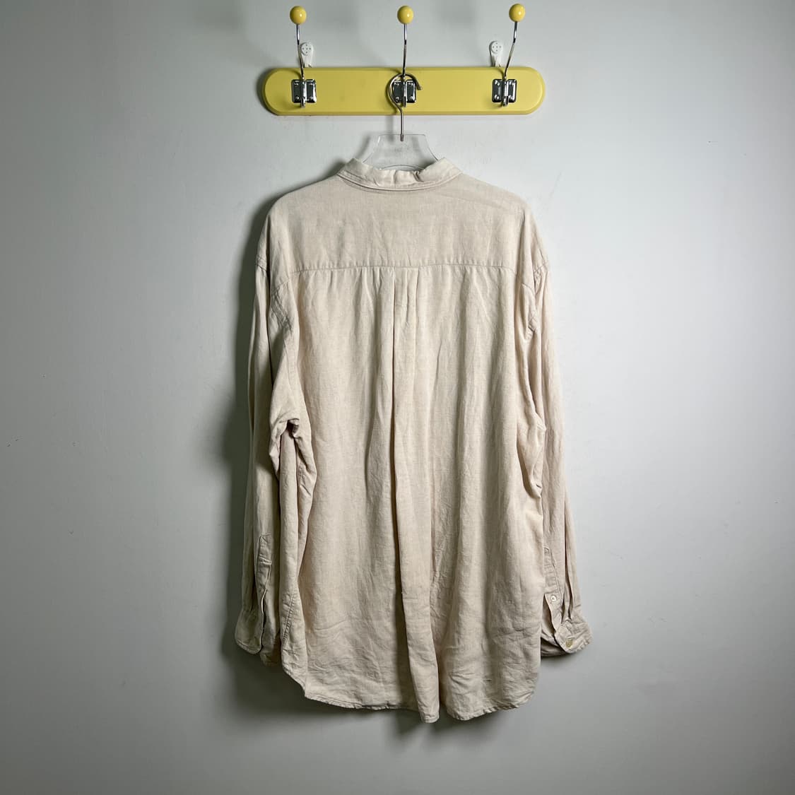 Nautica 노티카 베이지 린넨 블렌드 셔츠 XL 상품이미지2