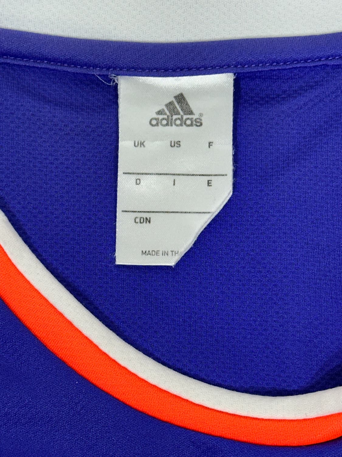 아디다스 블루 삼선 화이트 빅 로고 반팔티 상품이미지7