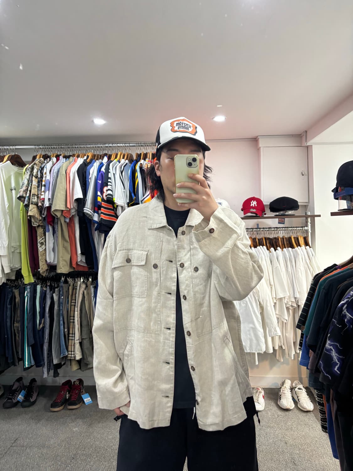90s 클럽모나코 린넨 자켓 상품이미지6