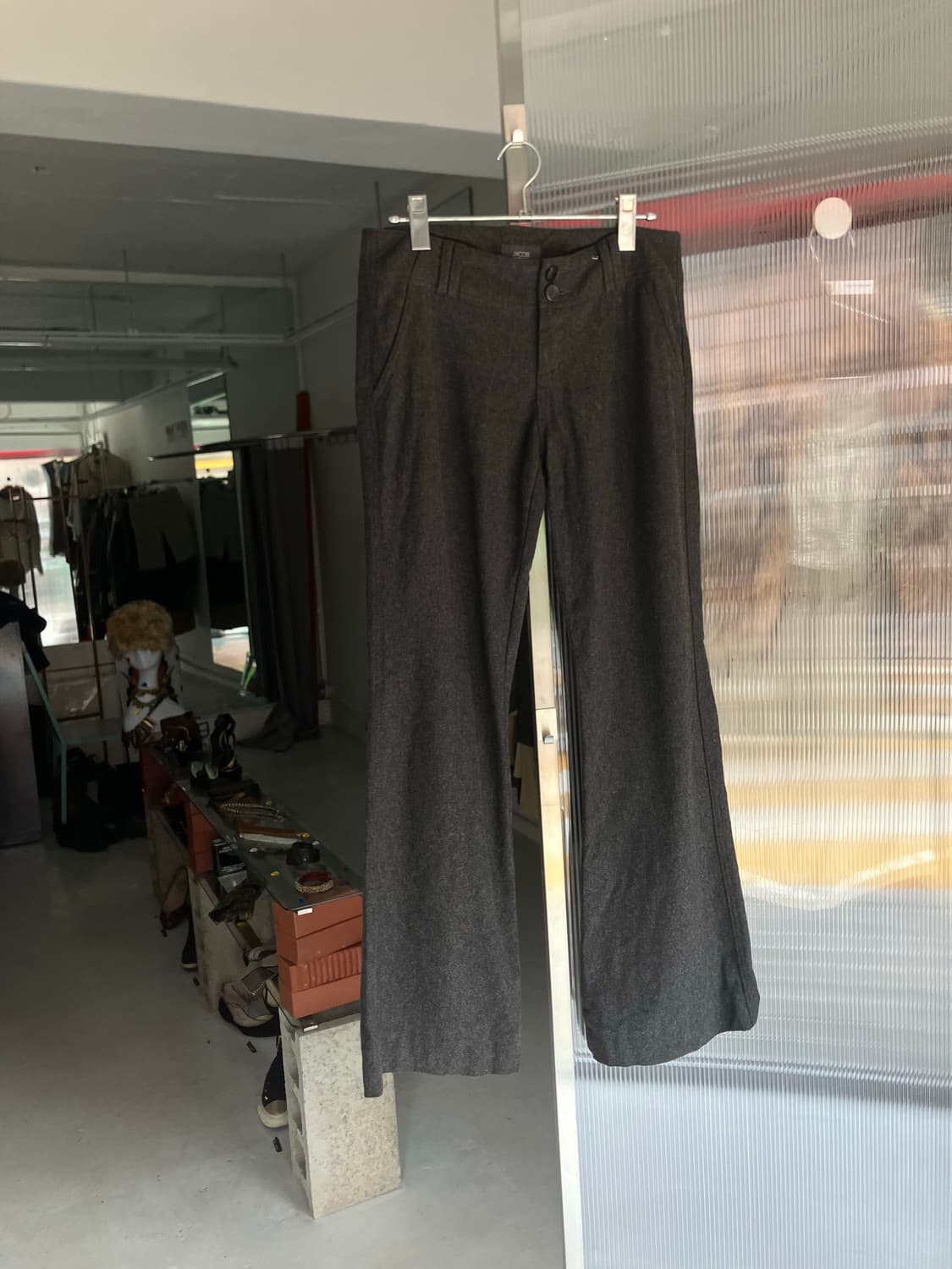 울모직 부츠컷 슬랙스 상품이미지1
