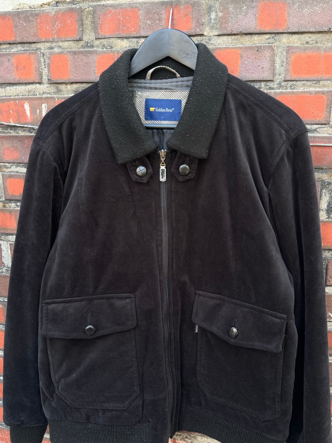 골든베어 벨루어 해링턴 자켓  상품이미지2