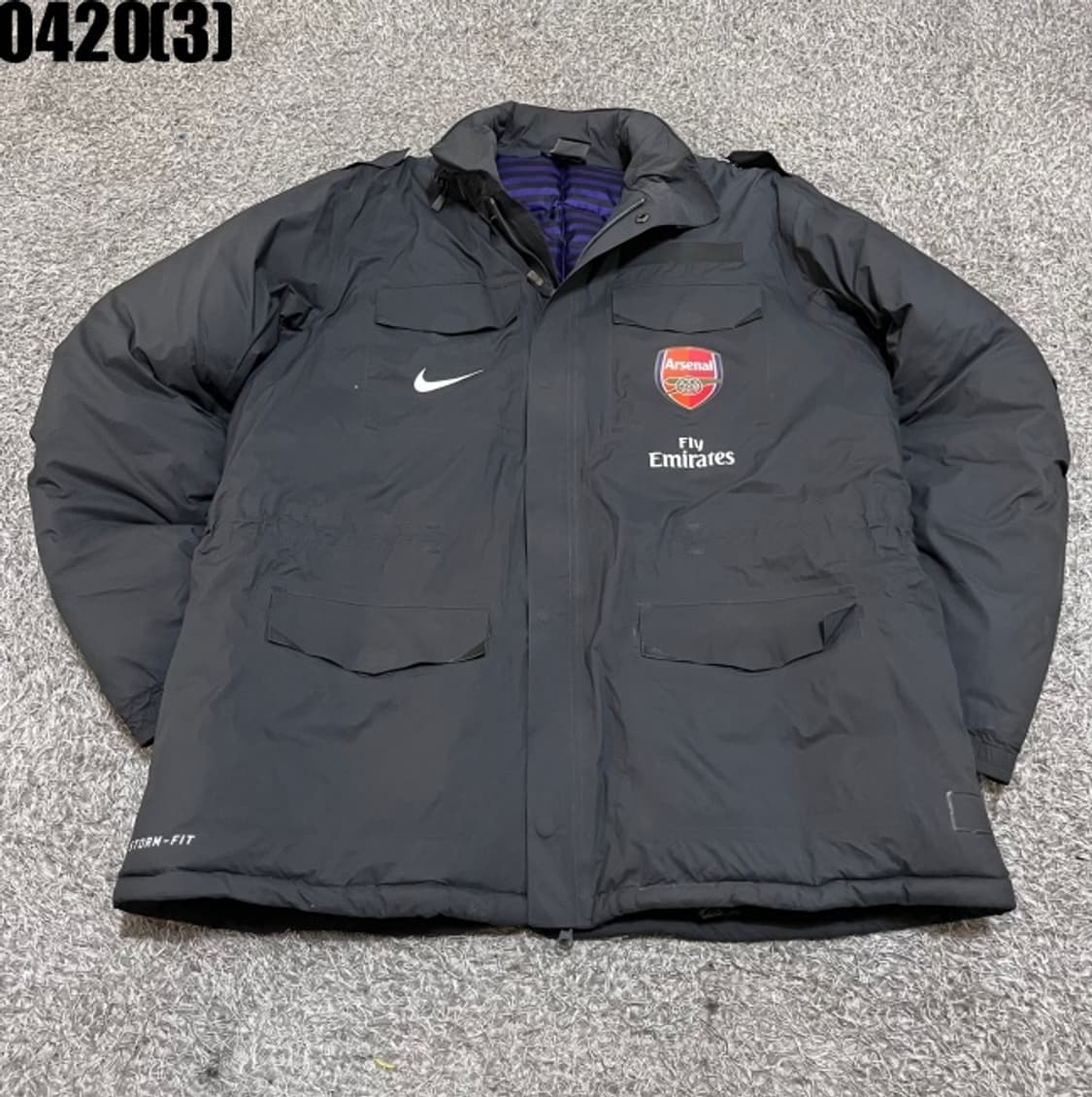 나이키 아스날 패딩 점퍼 상품이미지1