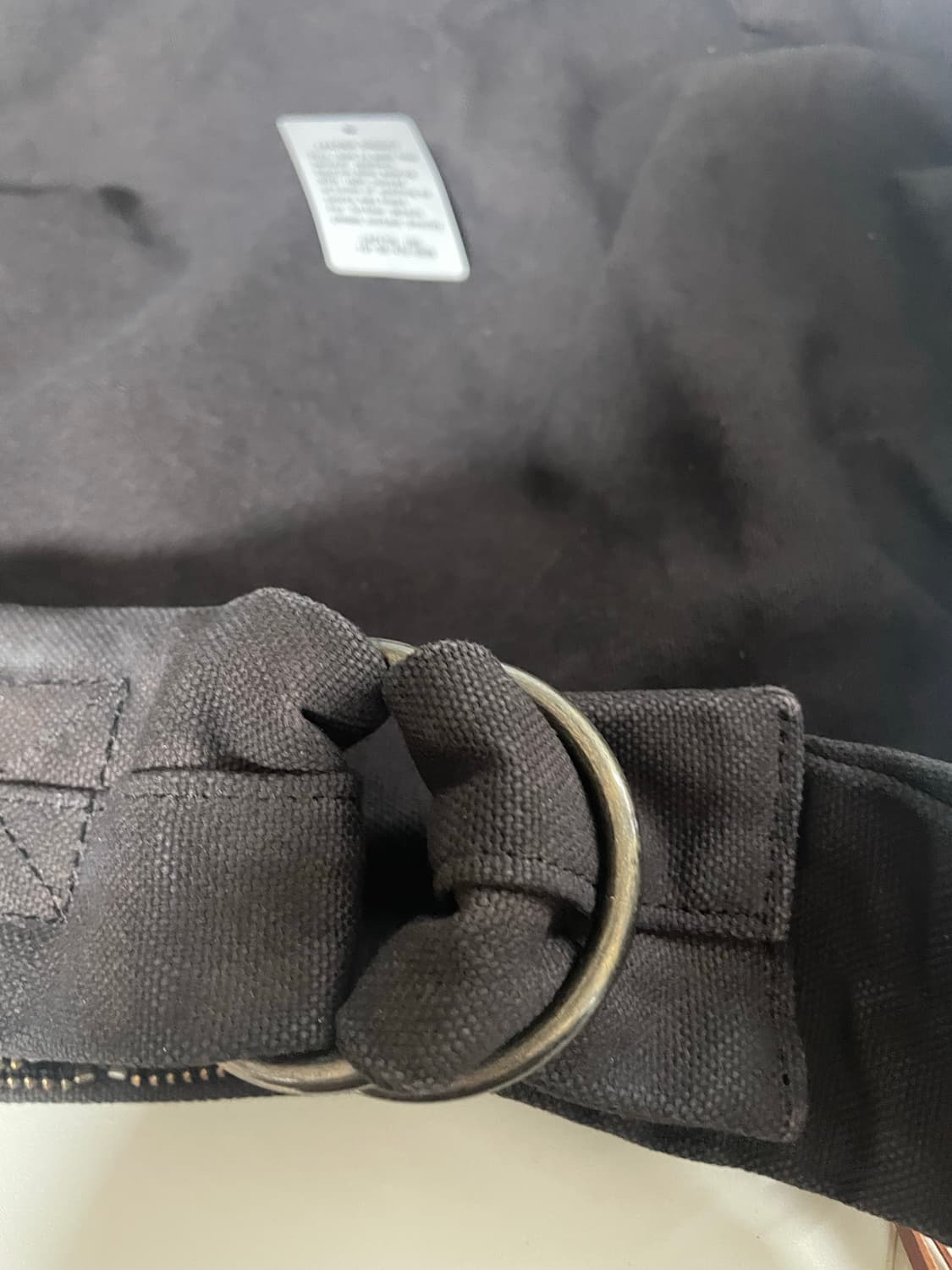 캐피탈 No.6 캔버스 스너프킨 라지백 블랙 상품이미지5