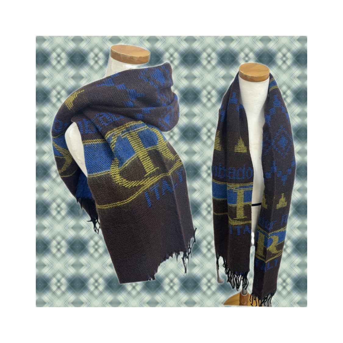 울 Amhassabor Rober ta ITALY 머플러 목도리 케이프 상품이미지1