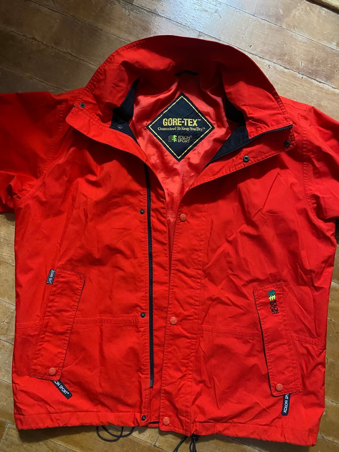 코오롱스포츠 고어텍스 레드 자켓 105 상품이미지1