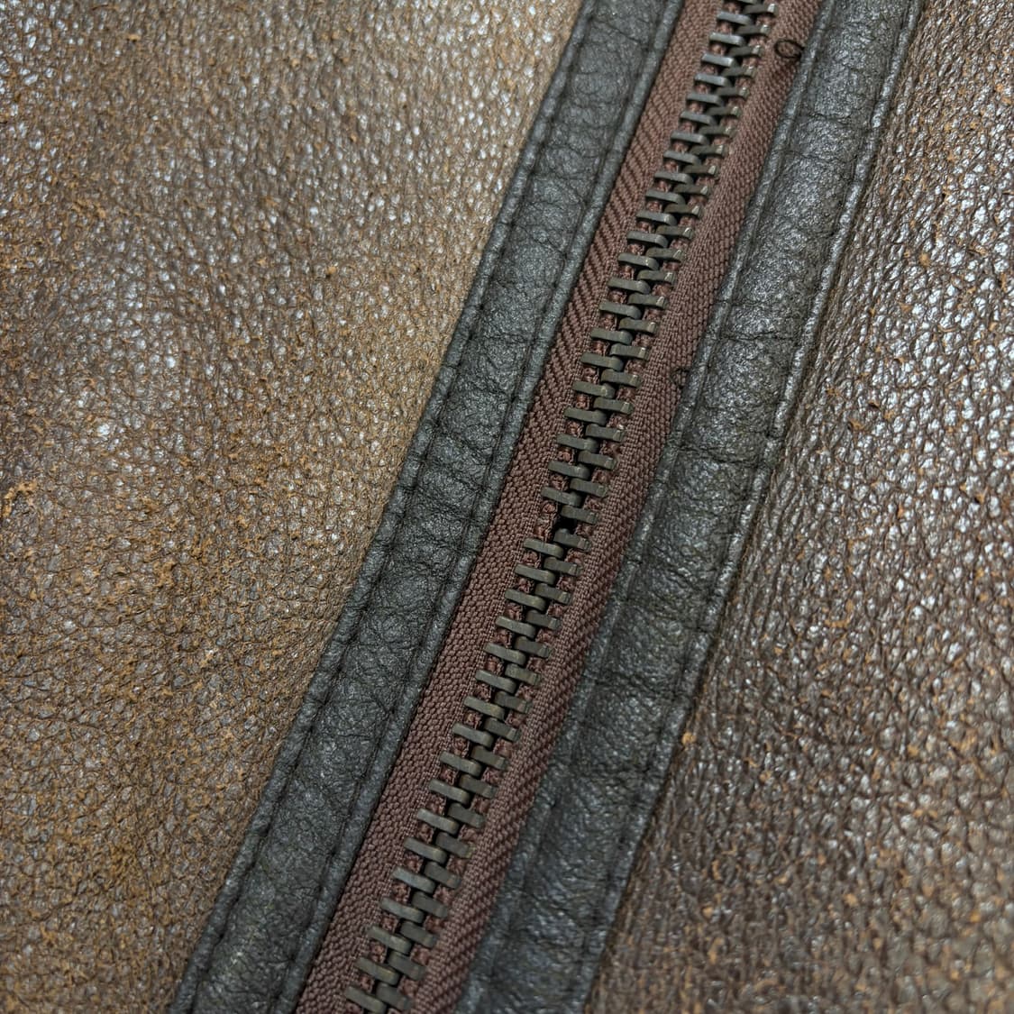 vintage B-3 레더 무스탕 상품이미지5