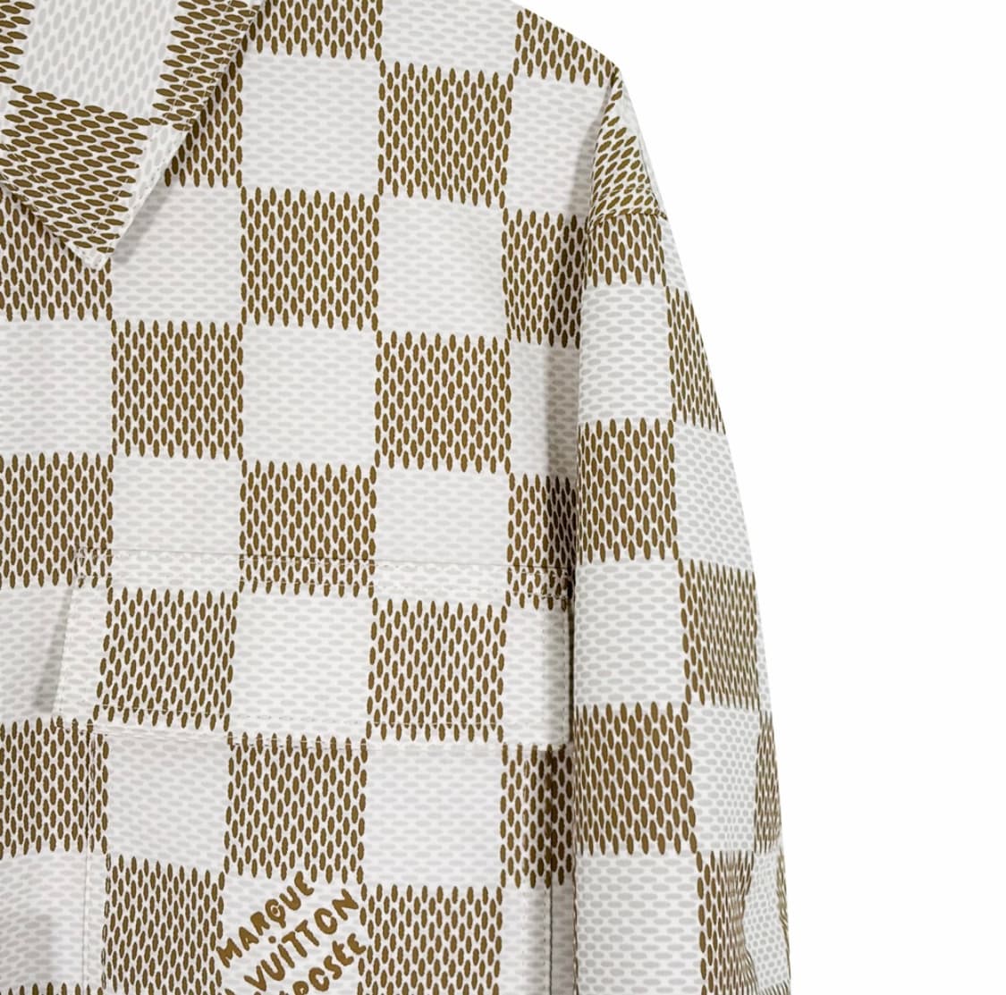 [L] 루이비통 남성 다미에 모노그램 코튼 나일론 오버사이즈 셔츠 자켓 상품이미지5