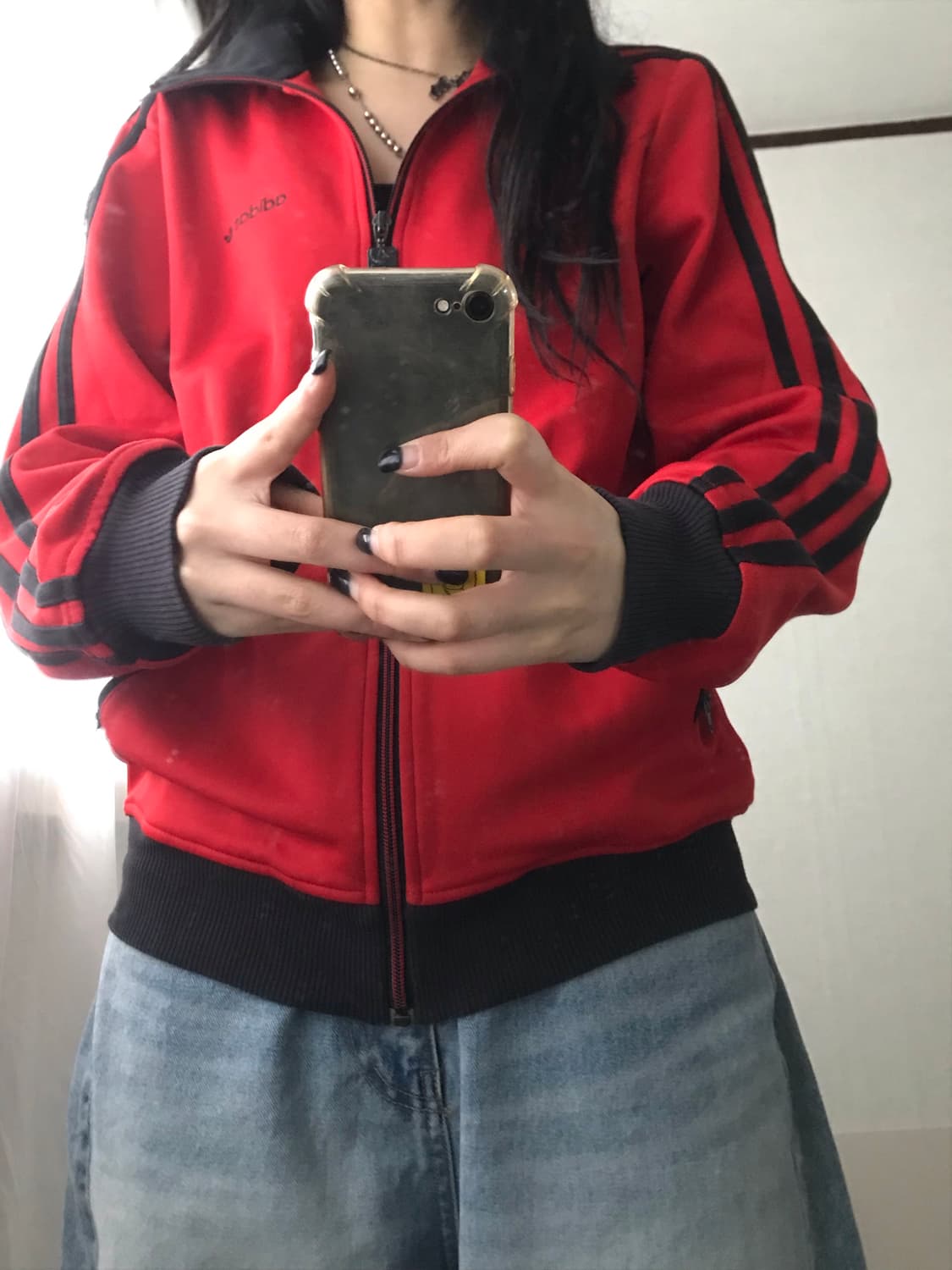 아디다스 블랙 레드 베켄바우어 져지 상품이미지7