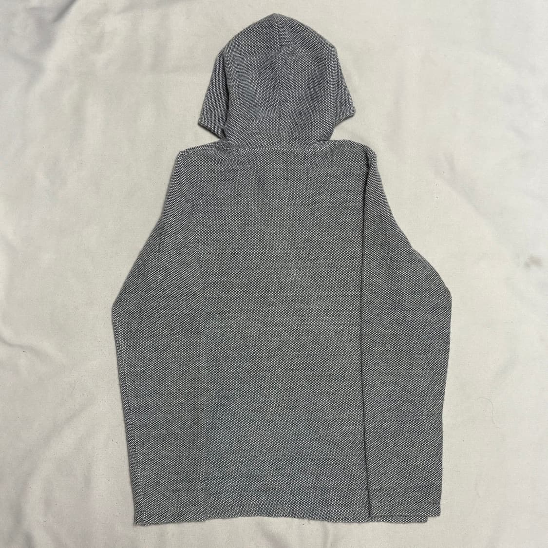 L A.P.C 그레이 컬러 니트 후드 집업 상품이미지3