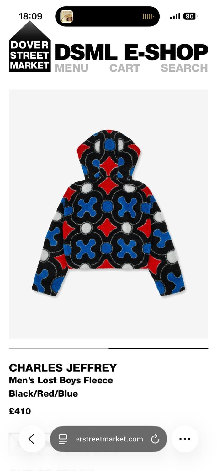 찰스제프리 러버보이 후드티 상품이미지2