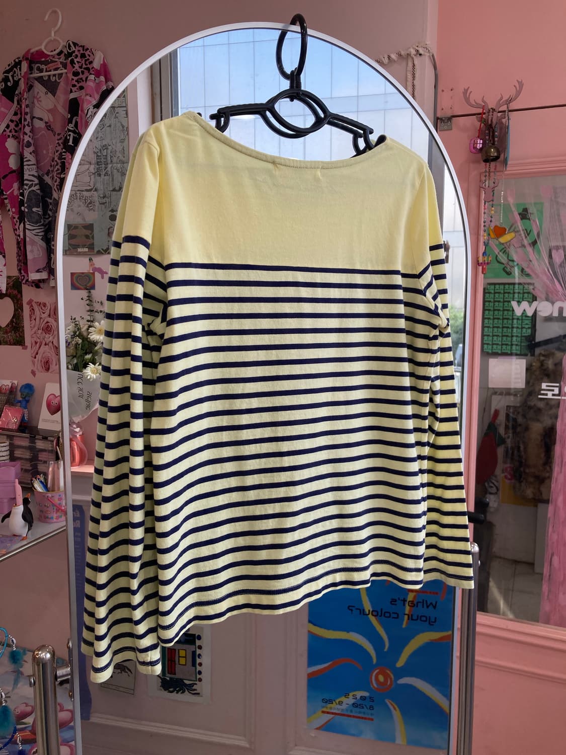 옐로우 스트라이프 롱슬리브 상품이미지4