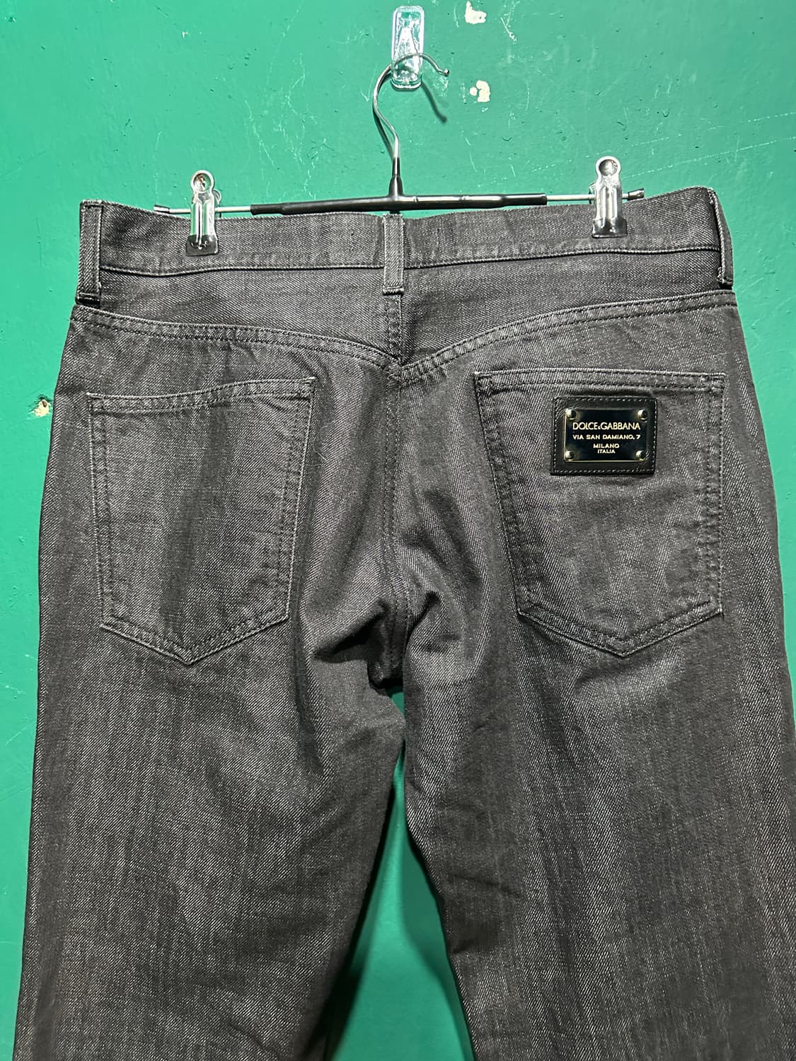 돌체앤가바나 패치 흑청데님 30-31 상품이미지4