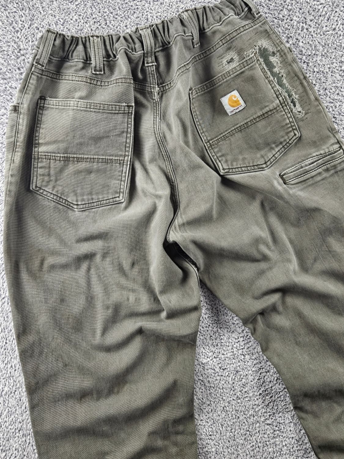 칼하트 밴딩 리페어 코튼 캔버스 카펜터 팬츠 (40X30)/ 11045 상품이미지9