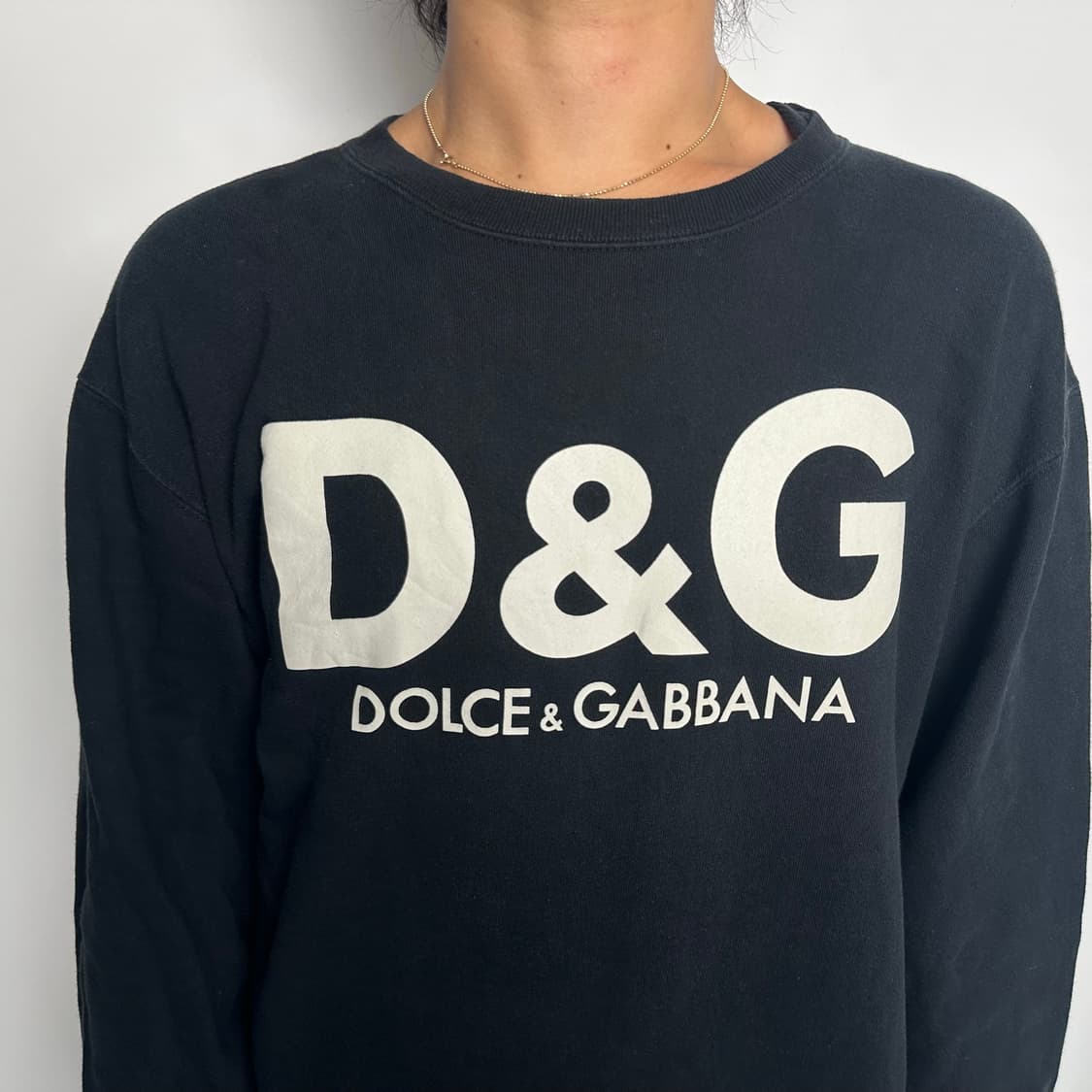90s 돌체앤가바나 D&G 로고 맨투맨 상품이미지2