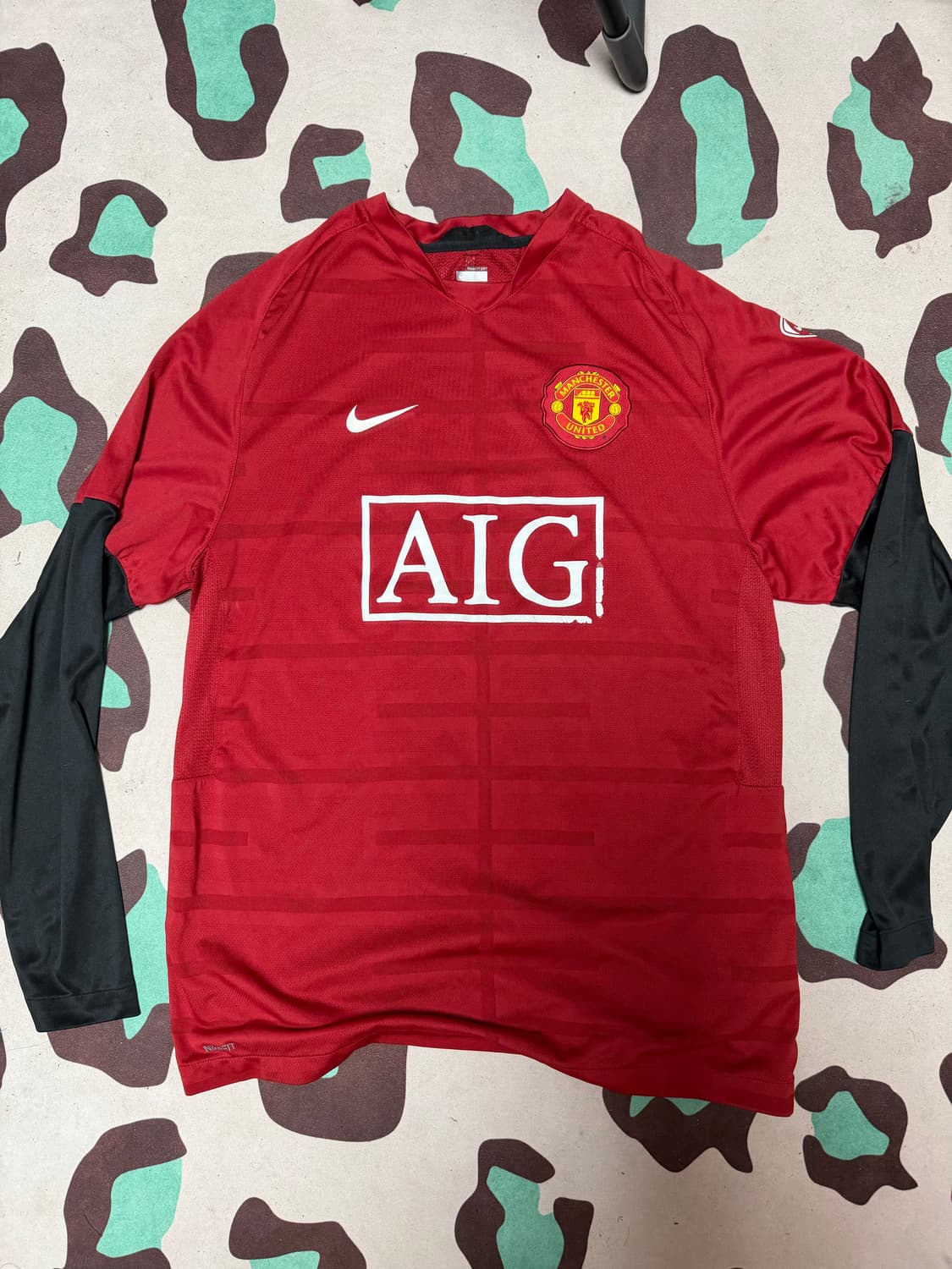 맨유 AIG 트레이닝탑 상품이미지1