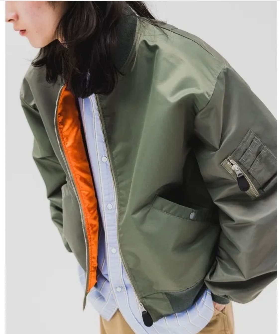 Beams 빔즈 ma-1 자켓 상품이미지1