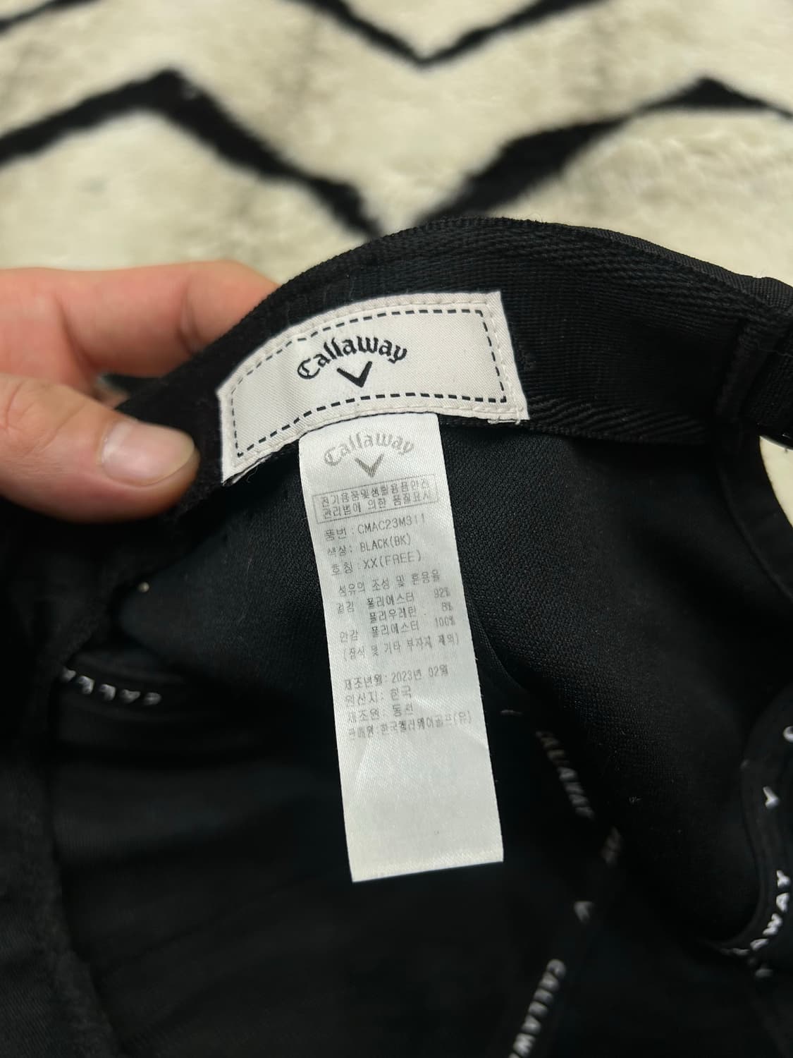 캘러웨이 볼캡/블랙 상품이미지6