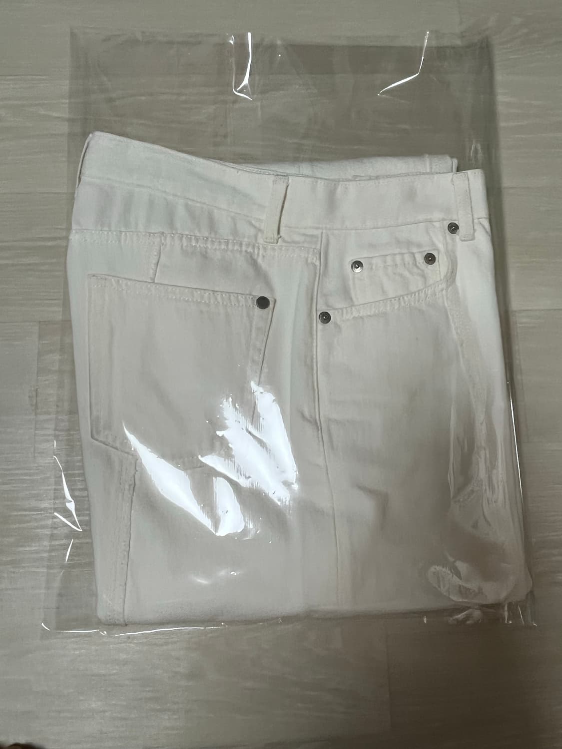 모드나인 화이트 절개 데님 팬츠 30~31 사이즈 상품이미지9