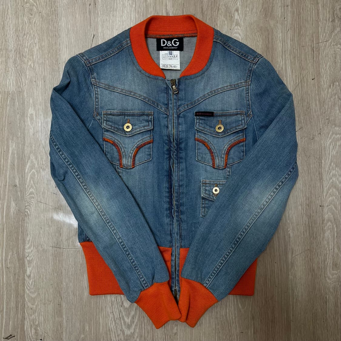 돌체앤가바나 이태리 여성 데님 청자켓 36사이즈 상품이미지1