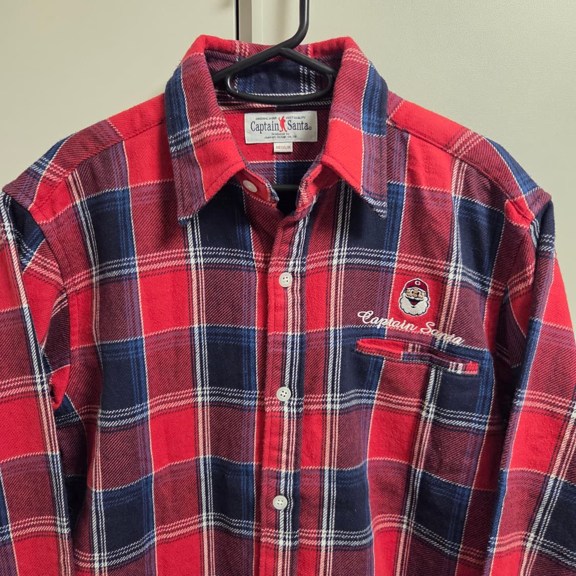 Captain Santa 재팬 플란넬 체크 셔츠 L(100) 상품이미지2