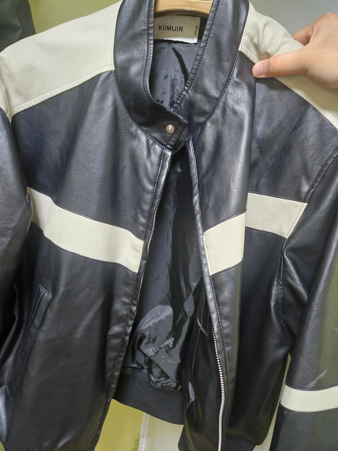 키뮤어 가죽자켓 상품이미지1