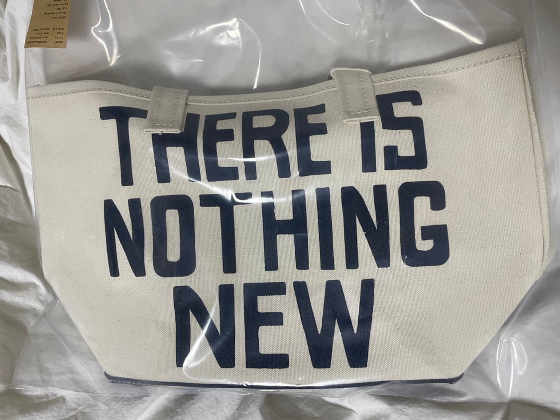 컬렉트피시스 there is nothing new 수비니어 토트백 상품이미지1