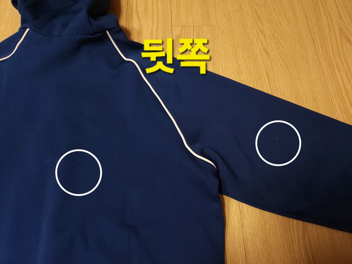 아디다스 90s 데상트 반집업 후드티 L 상품이미지9