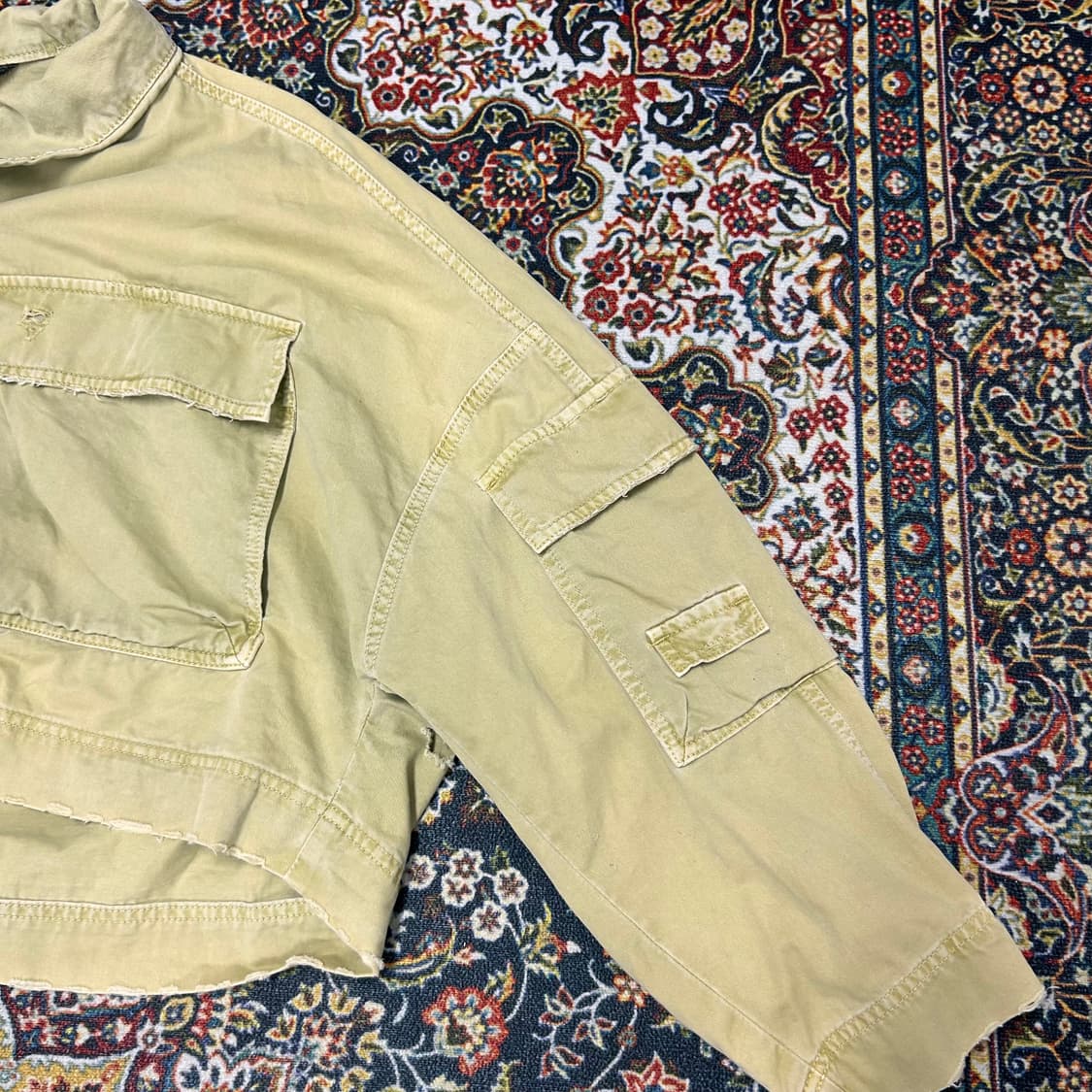 자라 빈티지 레이싱 크롭 자켓 상품이미지2