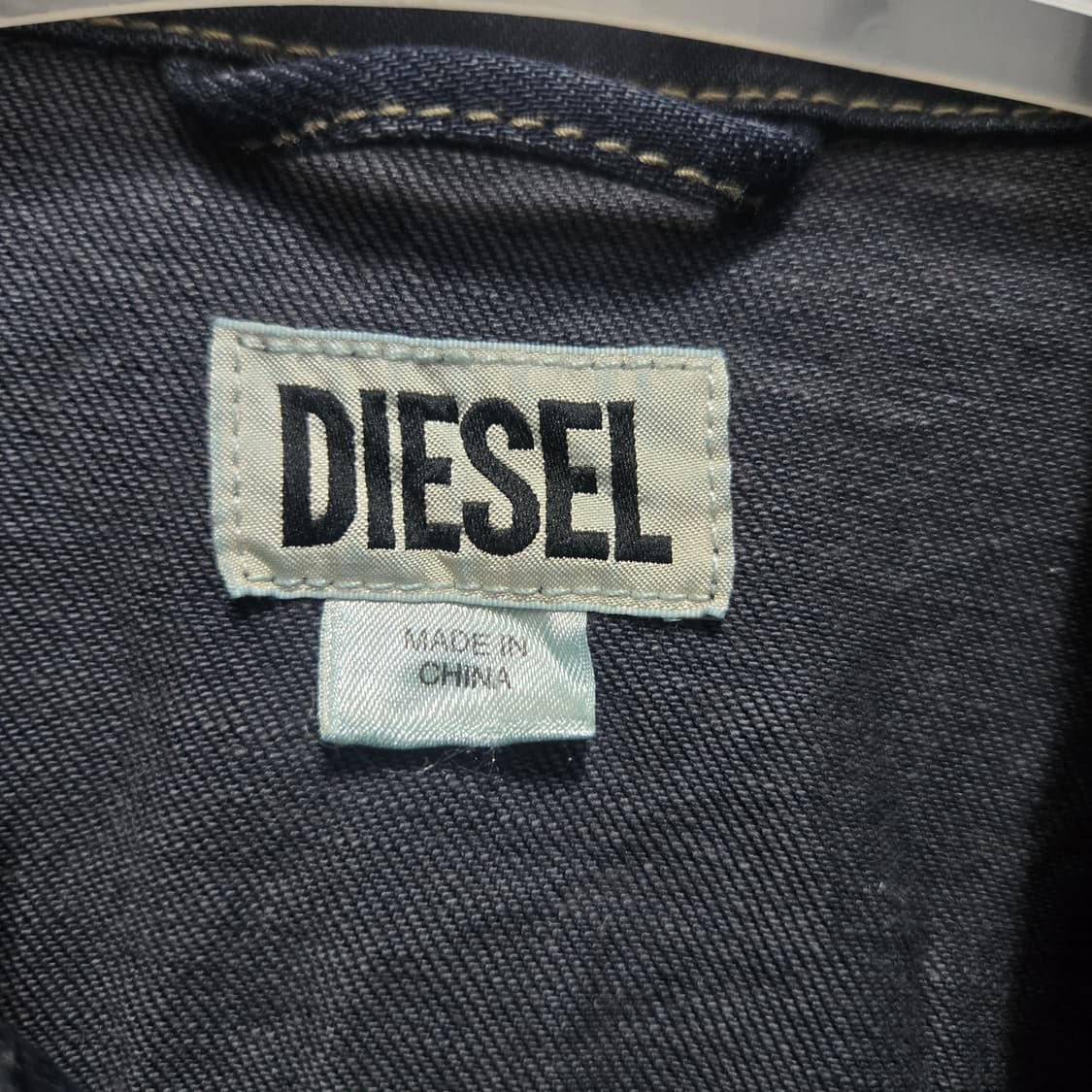 디젤  빈티지 워싱 데님 크롭 청자켓  상품이미지3