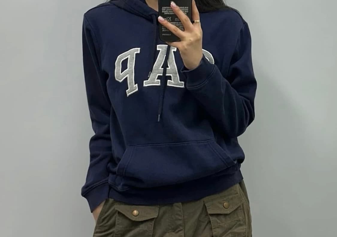 갭 후드티 네이비 상품이미지1