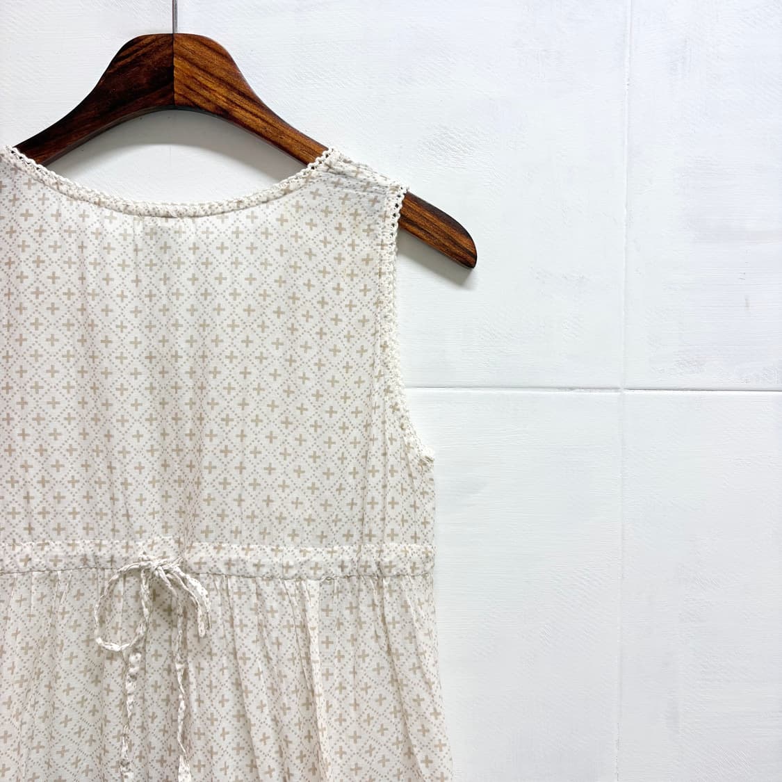 pyumosso 에스닉 히피 캉캉 블라우스 슬리브리스  JPN 상품이미지7