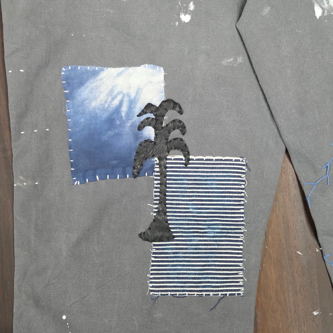 S.O/ 자수, 패치워크 커스텀 팬츠 상품이미지7