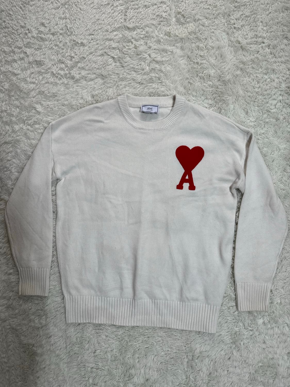 아미 빅하트 니트 XL 아이보리 상품이미지1