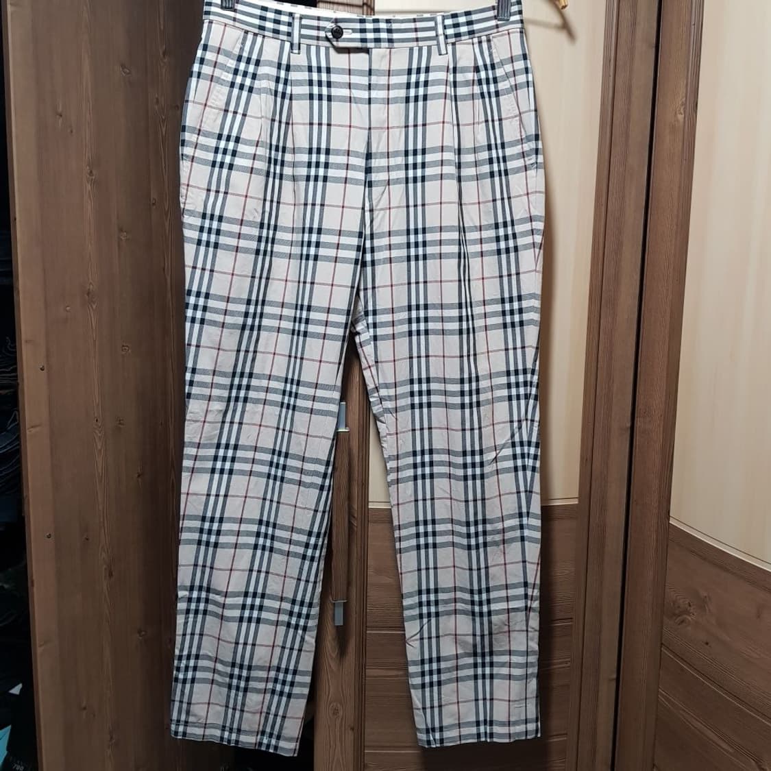 공용/버버리 일본 노바체크 테이퍼드 면팬츠/2덕 상품이미지2