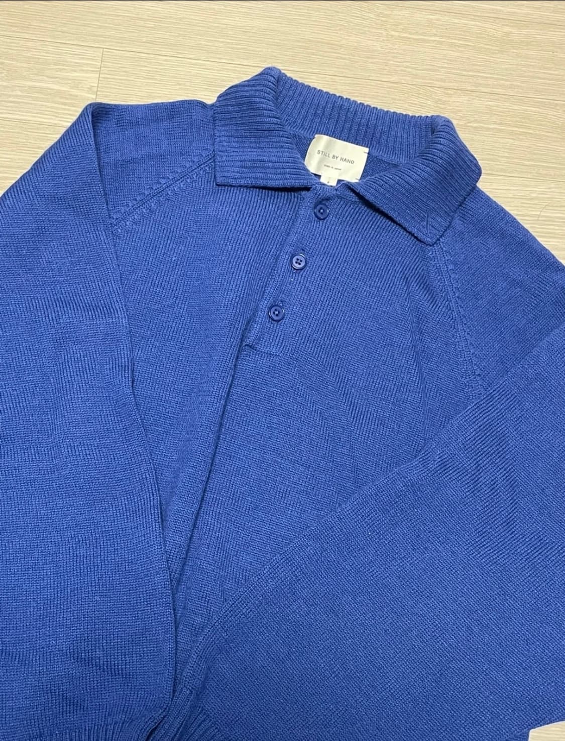 스틸바이핸드 블루 니트 100-105 상품이미지1