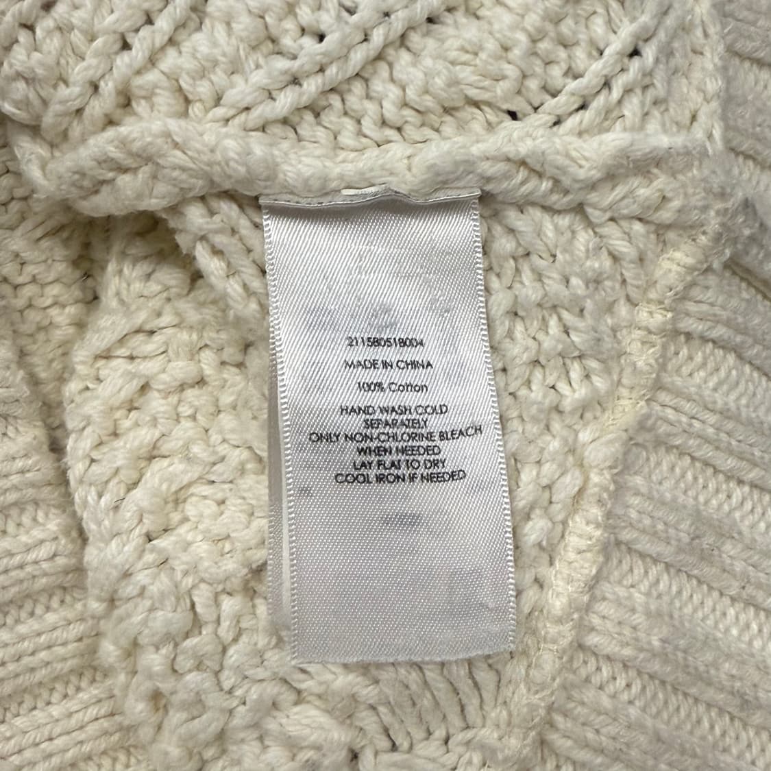 폴로 랄프로렌 라운드넥 꽈배기 니트  상품이미지6