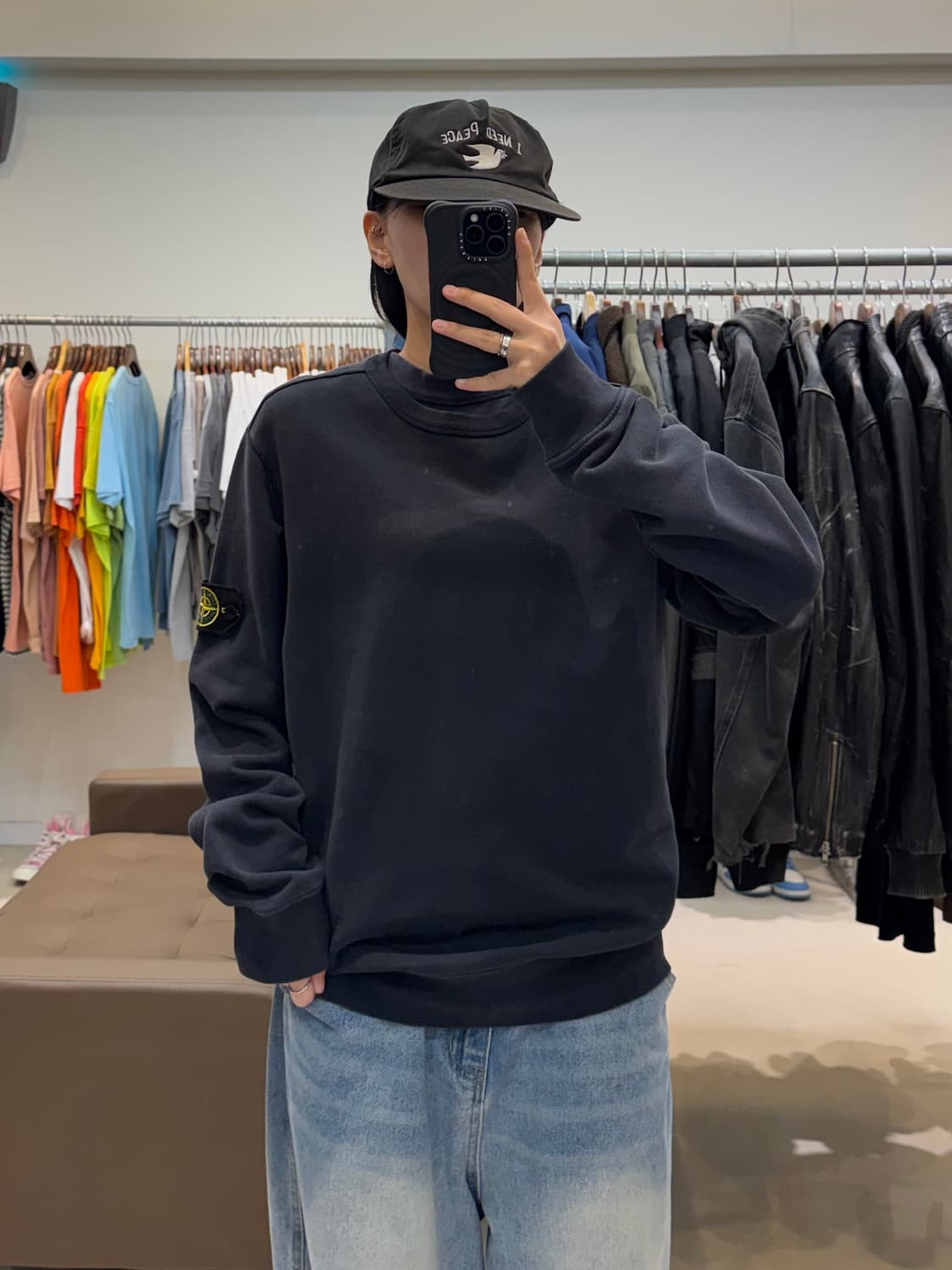 스톤아일랜드 와펜 맨투맨 상품이미지5