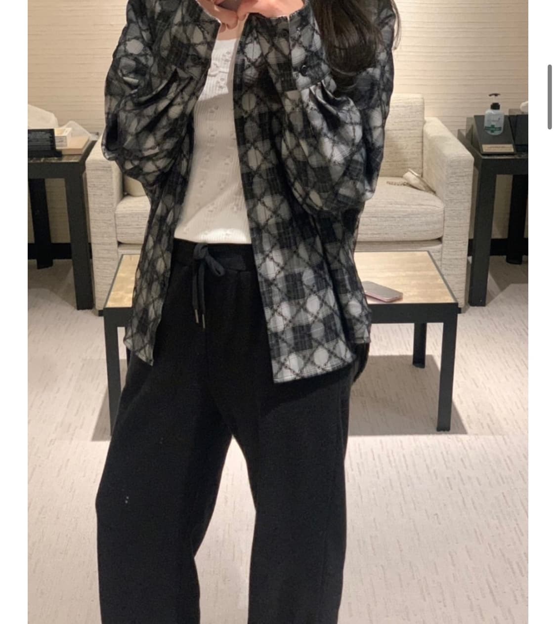 웨어웨더 노드 시퀸셔츠 상품이미지2
