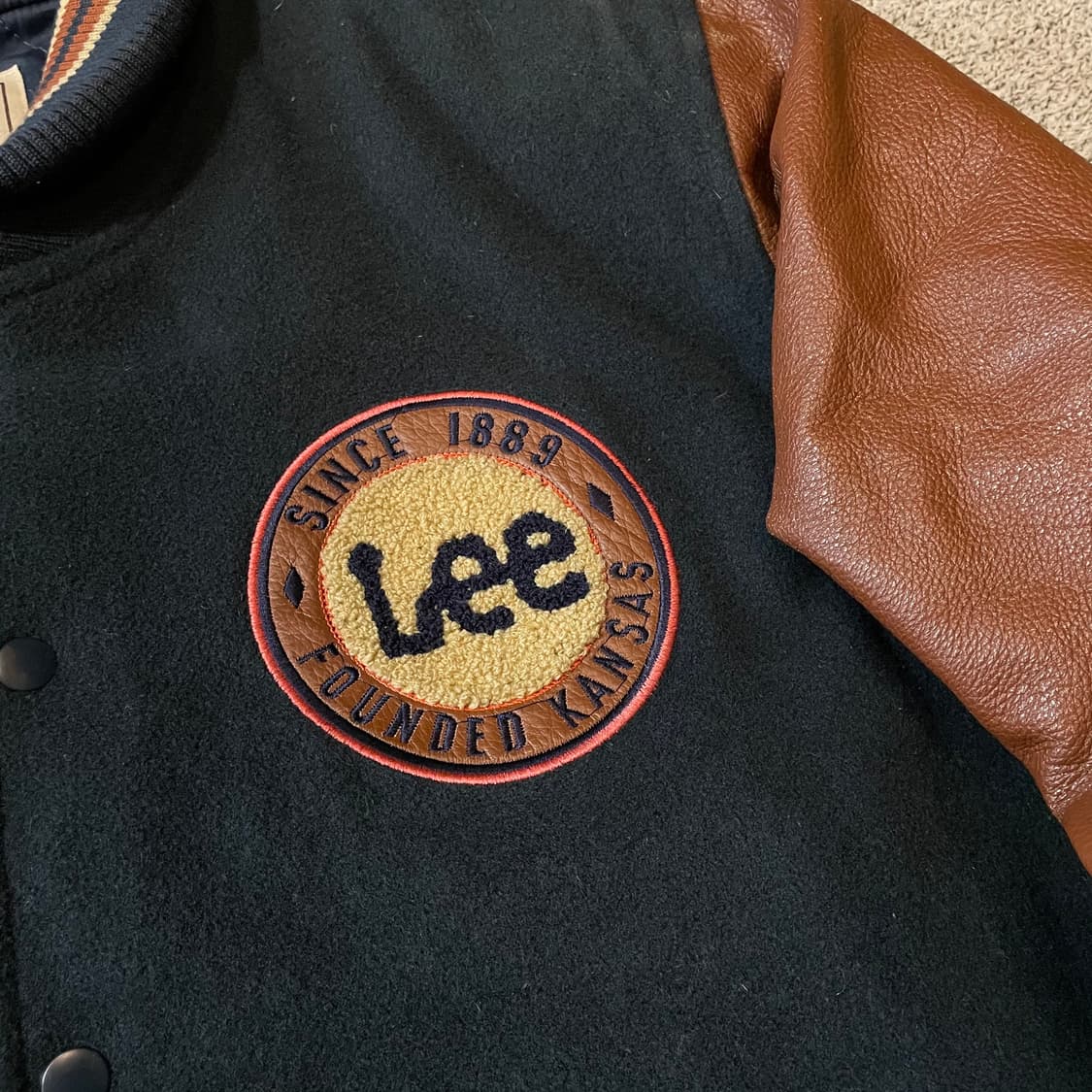 쌍방울 Lee 바시티 자켓 상품이미지2