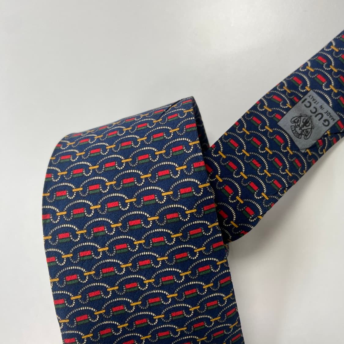 구찌(GUCCI) 심플로고 명품 정품 넥타이 상품이미지5