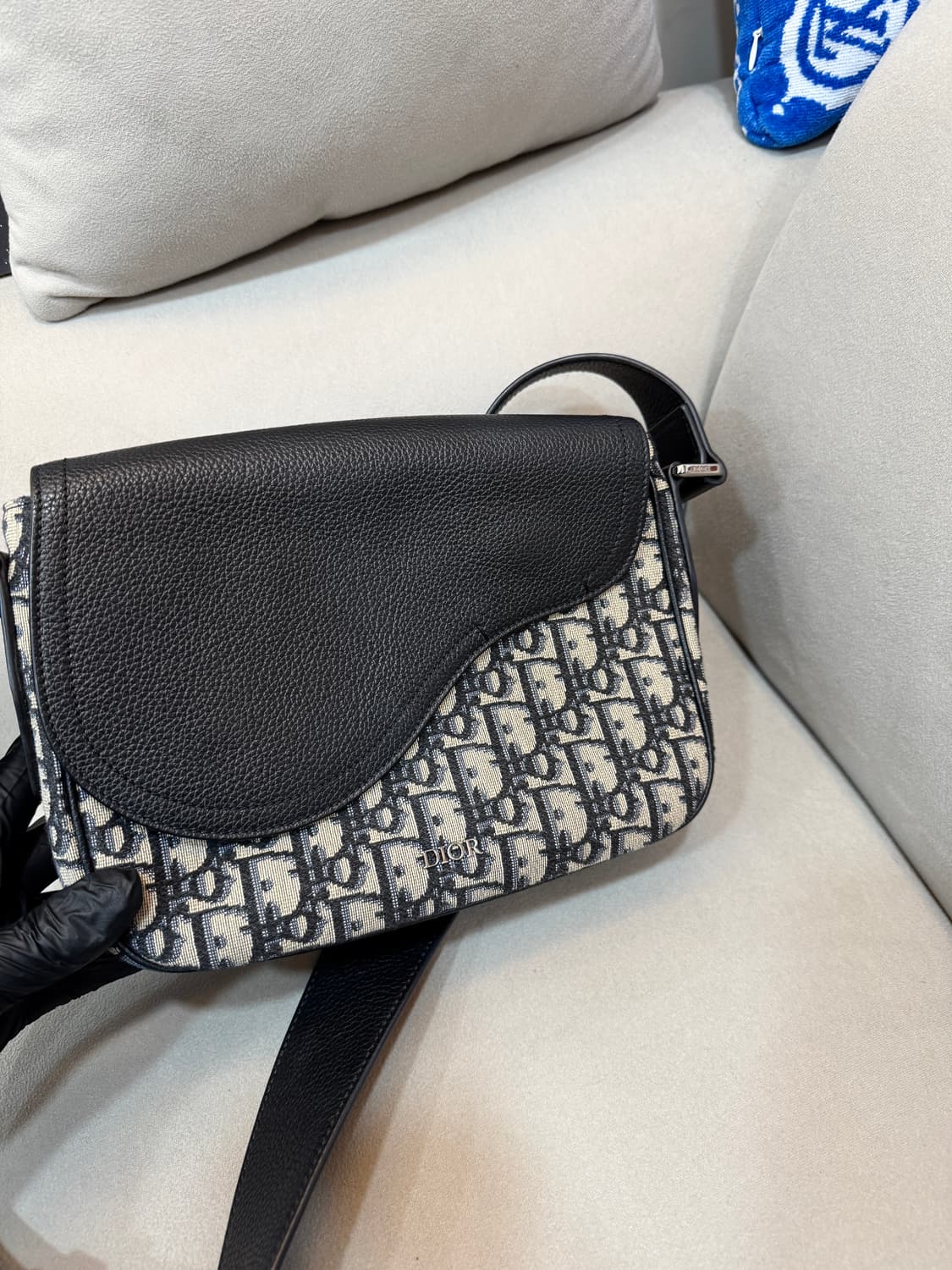 백화점판 디올 새들 메신저 크로스백  상품이미지2