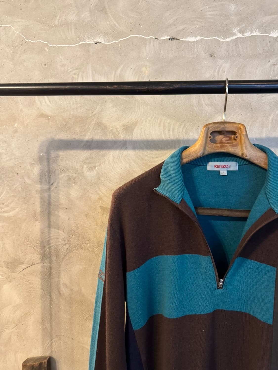 겐조 골프 짚업 니트 100 상품이미지2