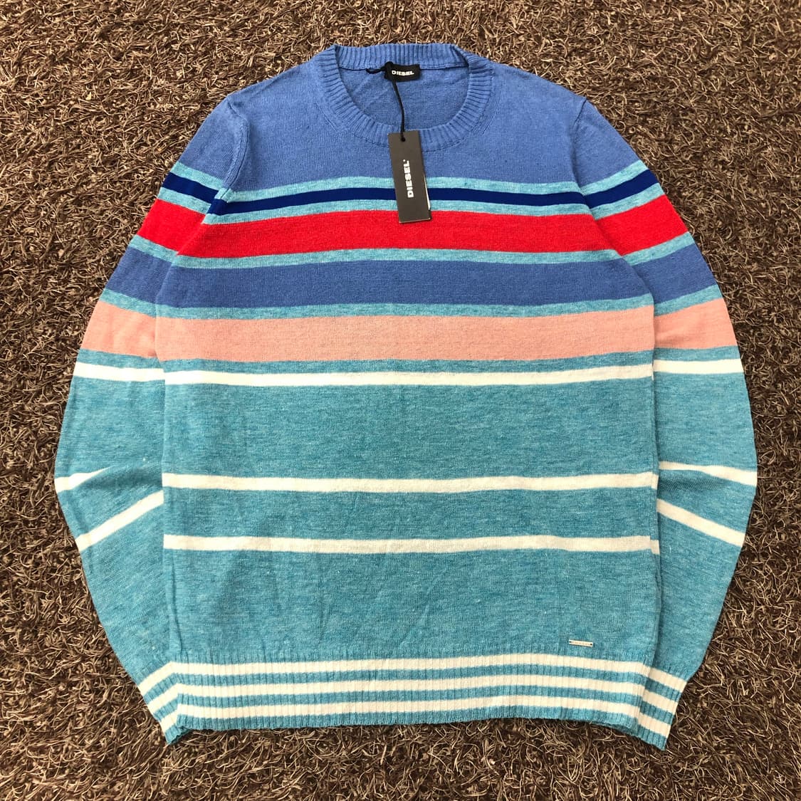 새상품 디젤 멀티컬러 린넨 니트  상품이미지1