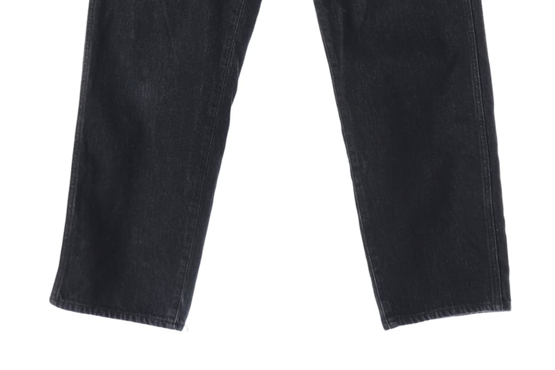 러프사이드 드레이프 데님 팬츠 블랙 상품이미지5