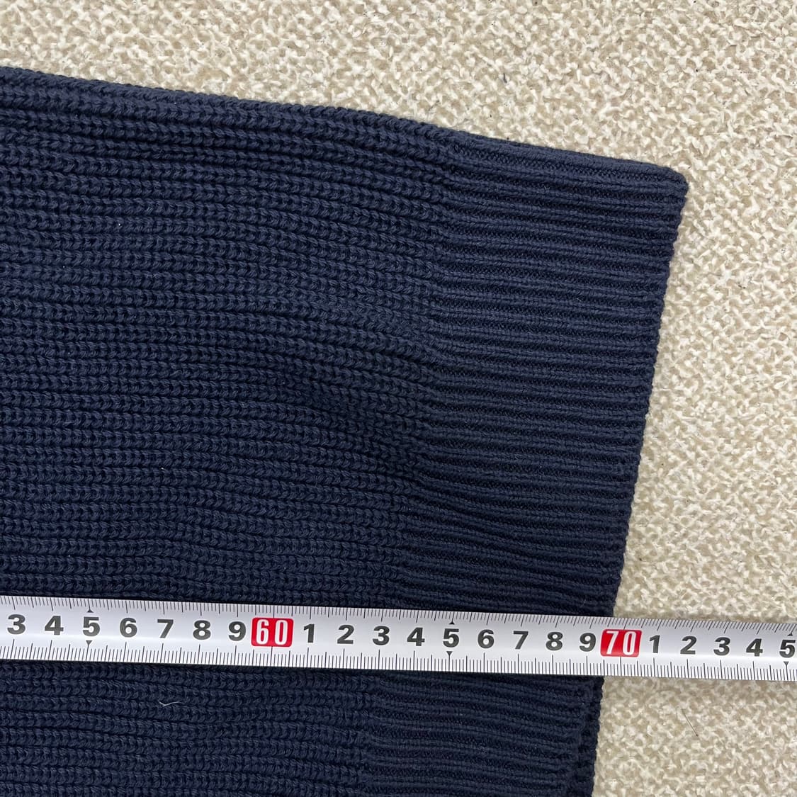 [L] 새상품 니티드 소프트코튼 와플 라인 니트 가디건 0108M1 상품이미지5